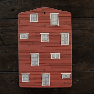 Serveerplank Schwedenhaus / Planken van MDF / Ontbijtbord
