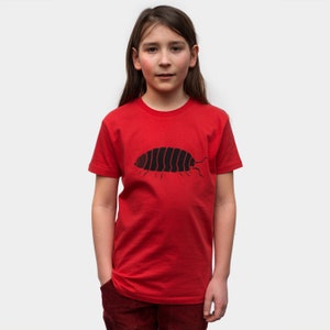 Bio Kinder T-Shirt Greta Assel in rot Bild 2