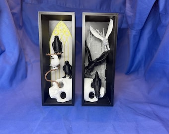 Gothic Book Nook: Raven, Dove & Skull - Court of Ravens Series