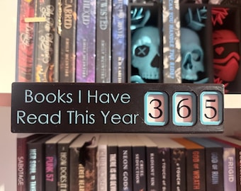 Shelf-Mounted Book Read Counter: 3D-Printed Reading Tracker