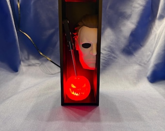 Lighted - Michael Myers Book Nook – Halloween Decor