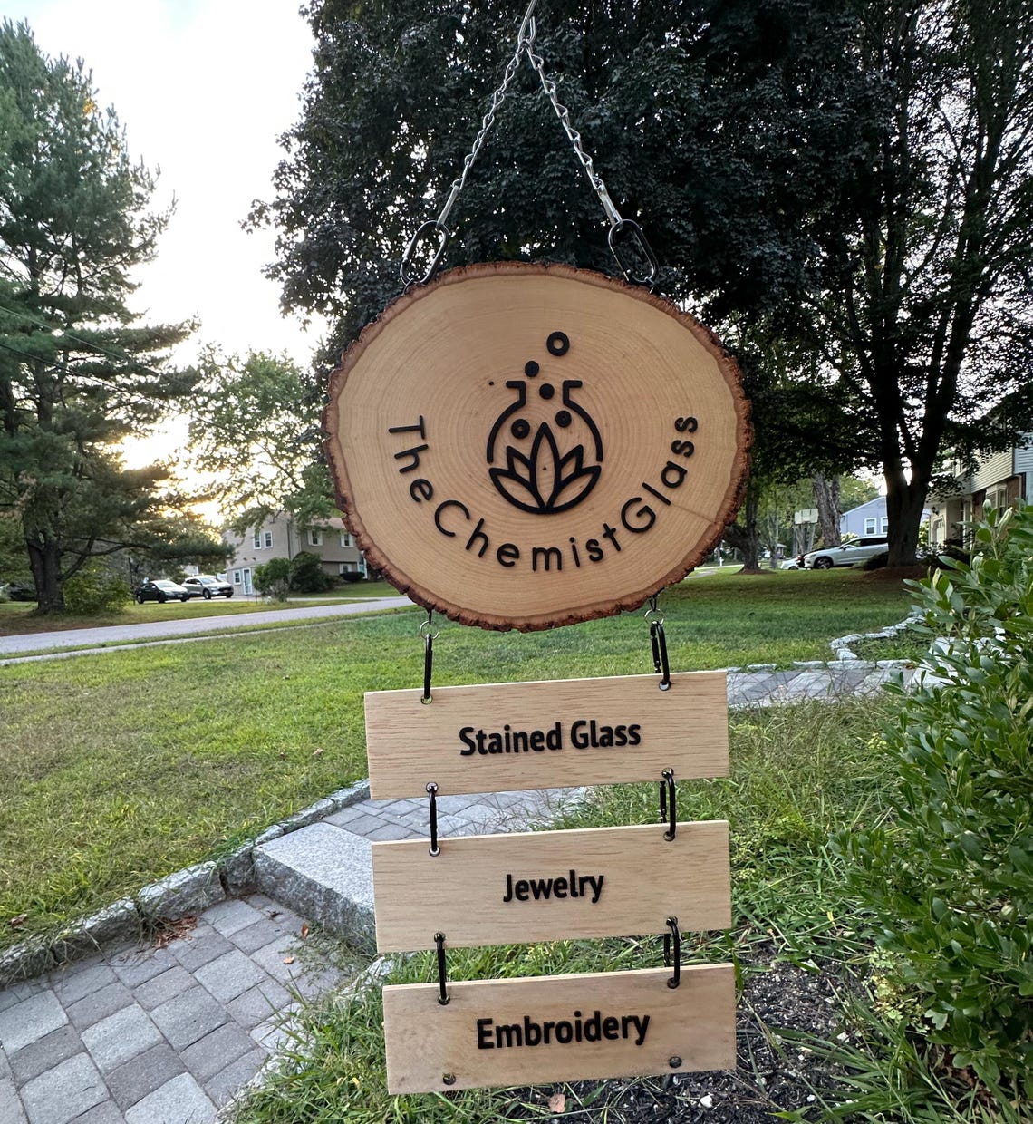 custom-wooden-business-sign-reversible-live-edge-logo-display-etsy