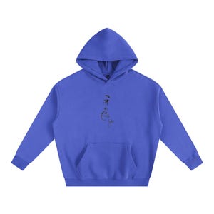 Unisex Oversized Hoodie | Thick Cotton Blend Pullover | Drop Shoulder Loose Fit Streetwear | Cozy Autumn Winter Sweatshirt