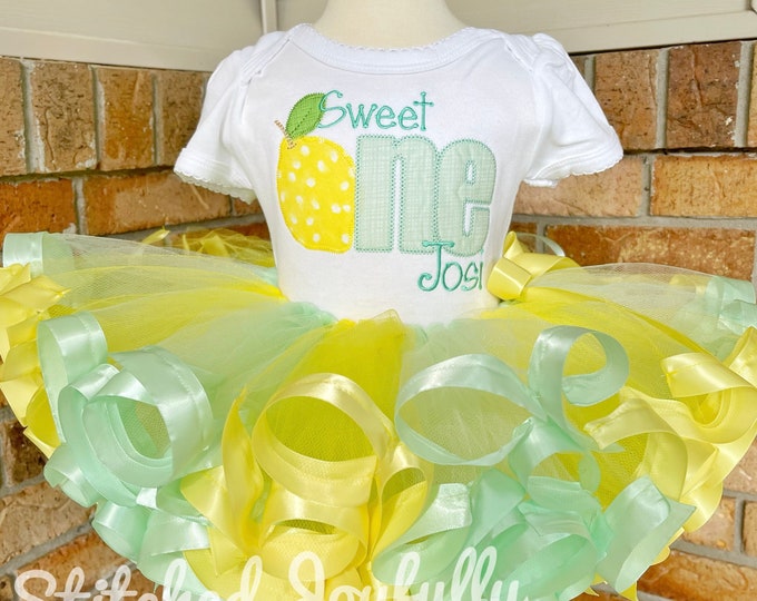 Personalized Birthday Lemon Shirt Lemon Birthday Shirt Lemon ONE Birthday Tutu