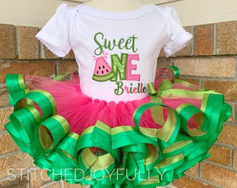 first birthday watermelon outfit