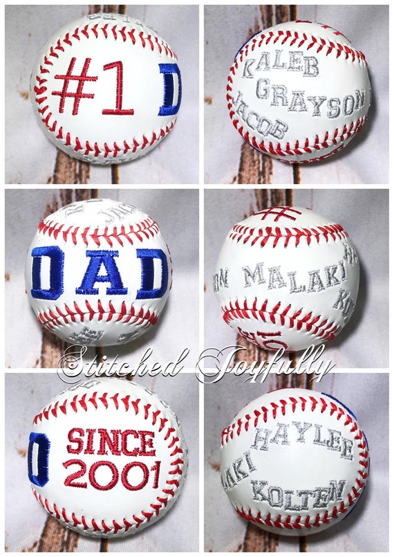 personalized baseball for father's day