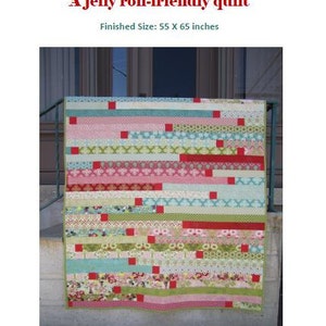 A 2 1/2&quot; strip-friendly (jelly roll) quilt - Strips and Bits, PDF version