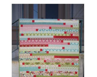 A 2 1/2" strip-friendly (jelly roll) quilt - Strips and Bits, PDF version