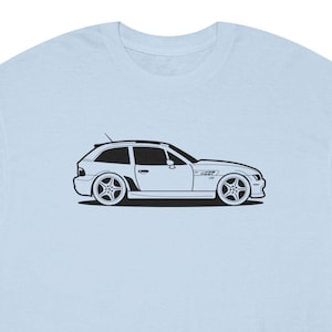 Classic Car Lover Unisex Tee, American Apparel Cotton T-Shirt, Z3 M Coupe, Automobile Fan Shirt, Vintage Car Clothing