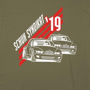 Vintage Car Club Unisex T-Shirt, Schuh Syndikat Tee, Z3 M Coupe, 2019 Event Shirt, Classic Tee