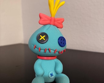3D Printed SCRUMP Figure: Lilo & Stitch Fan Art Collectible