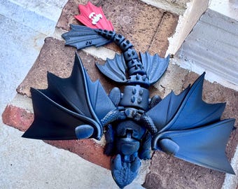 Der zahnlose Gelenkdrache, Leichte Wut, Tödlicher Nadder, ScremeNader, Völlereidrache - 3D Gedruckte Filminspirierte Figuren