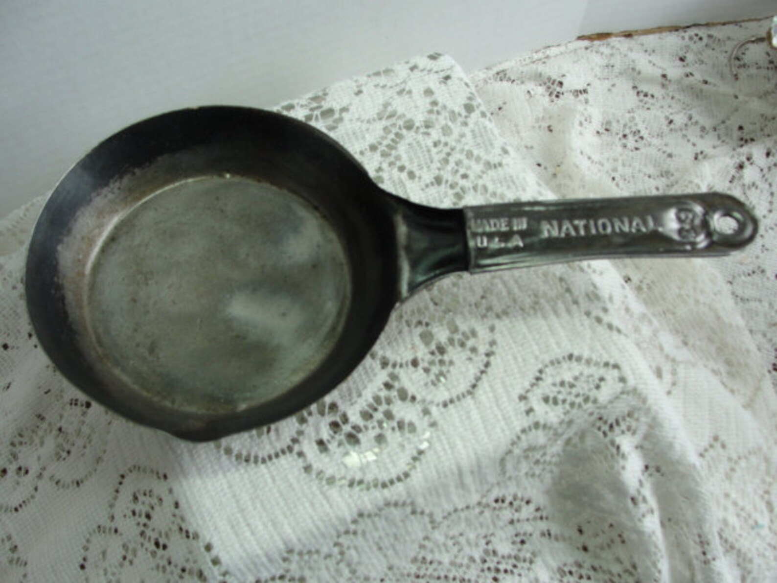 Vintage National Sheet Steel Frying Pan Etsy