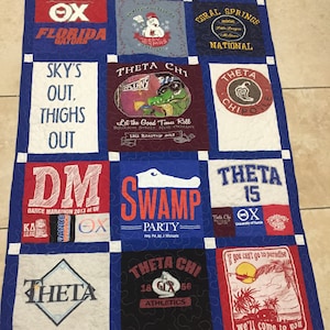 Custom T-shirt Memory Quilts