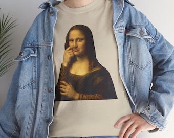 Mona Lisa Smells Something Funky Tee | Renaissance Art Shirt