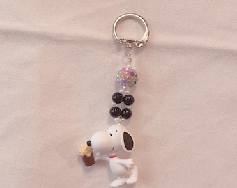 Peanuts Gashapon Figure Beaded Keychains Bag Charms