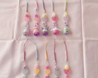 Squishy Kitty und Friends Island Adventure Kawaii Perlen Handyanhänger