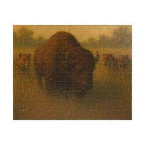 Smilodon Jigsaw Puzzle: Prehistoric Saber-Toothed Tiger - Nature Lover Gift