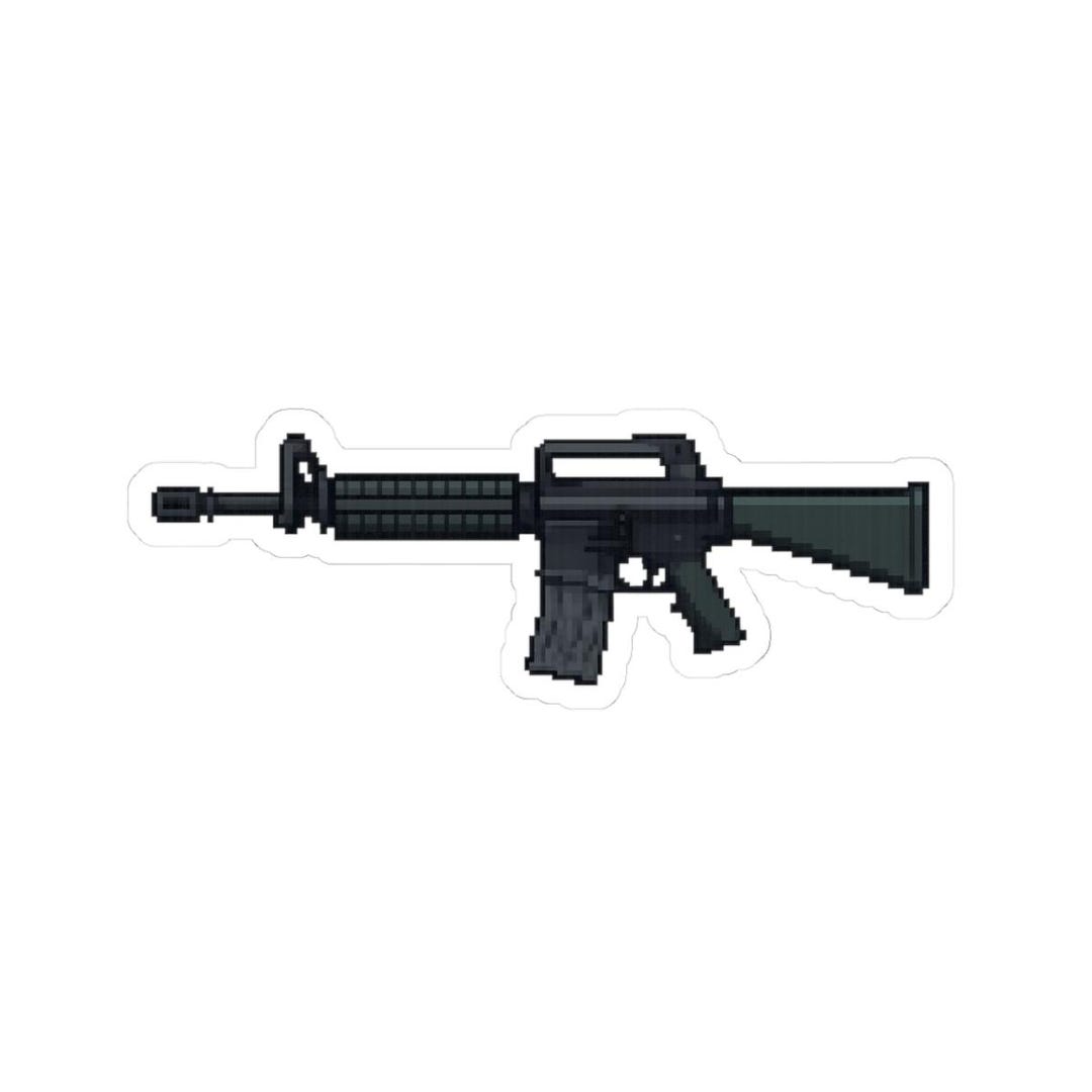 Assault Rifle Gun Kiss-cut Stickers - Perfect for Gun Enthusiasts ...