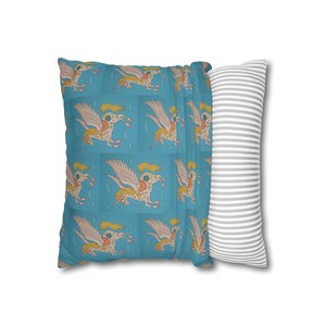 Magischer Einhorn Kissenbezug, gemütliches Wohndekor, Kinderzimmer Accessoire, Geburtstagsgeschenk, lustige Bettwäsche