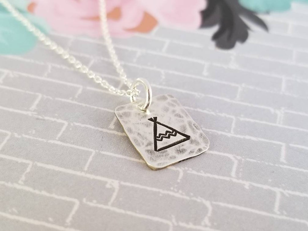 Tribe teepee necklace clearance