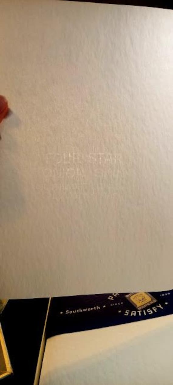 Vintage Southworth Onion Skin Paper: 25% Cotton Fiber, Cockle Finish (10  Sheets) - Etsy