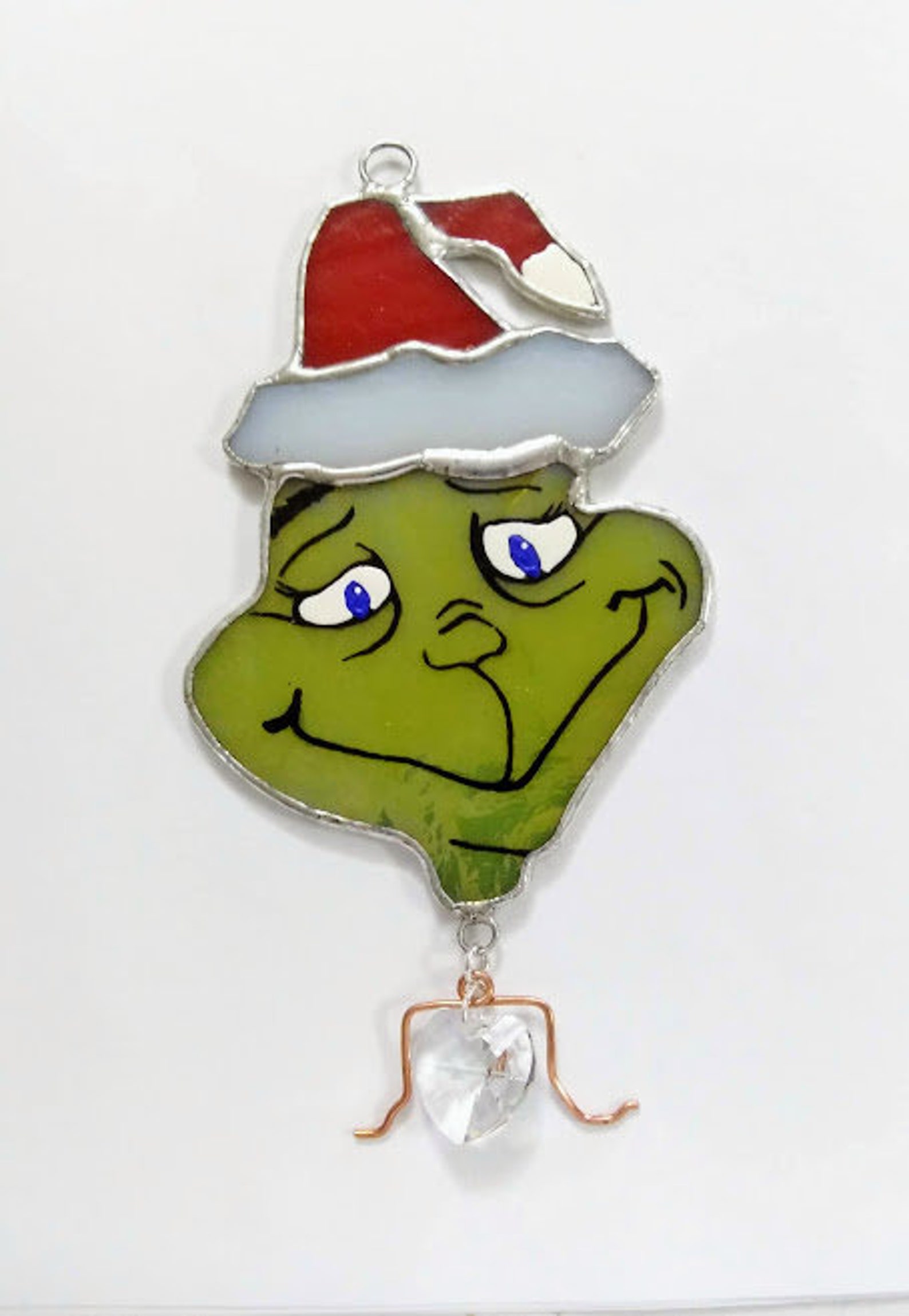 Grinch Stained Glass Ornament/ Sun Catcher Lead Free With Etsy