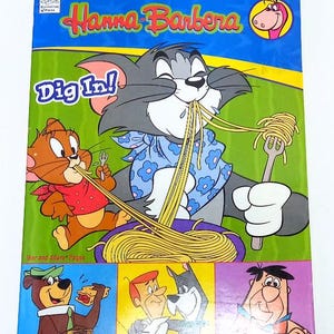 Vintage Hanna Barbera Dig IN! Coloring and Activity Book with All of the Old Characters
