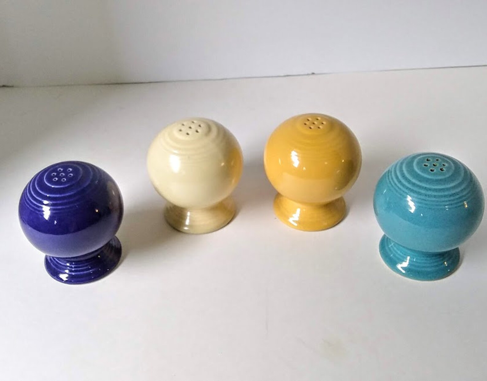 Vintage Fiesta Salt and Pepper Shakers 1940s Choose Your Color Etsy