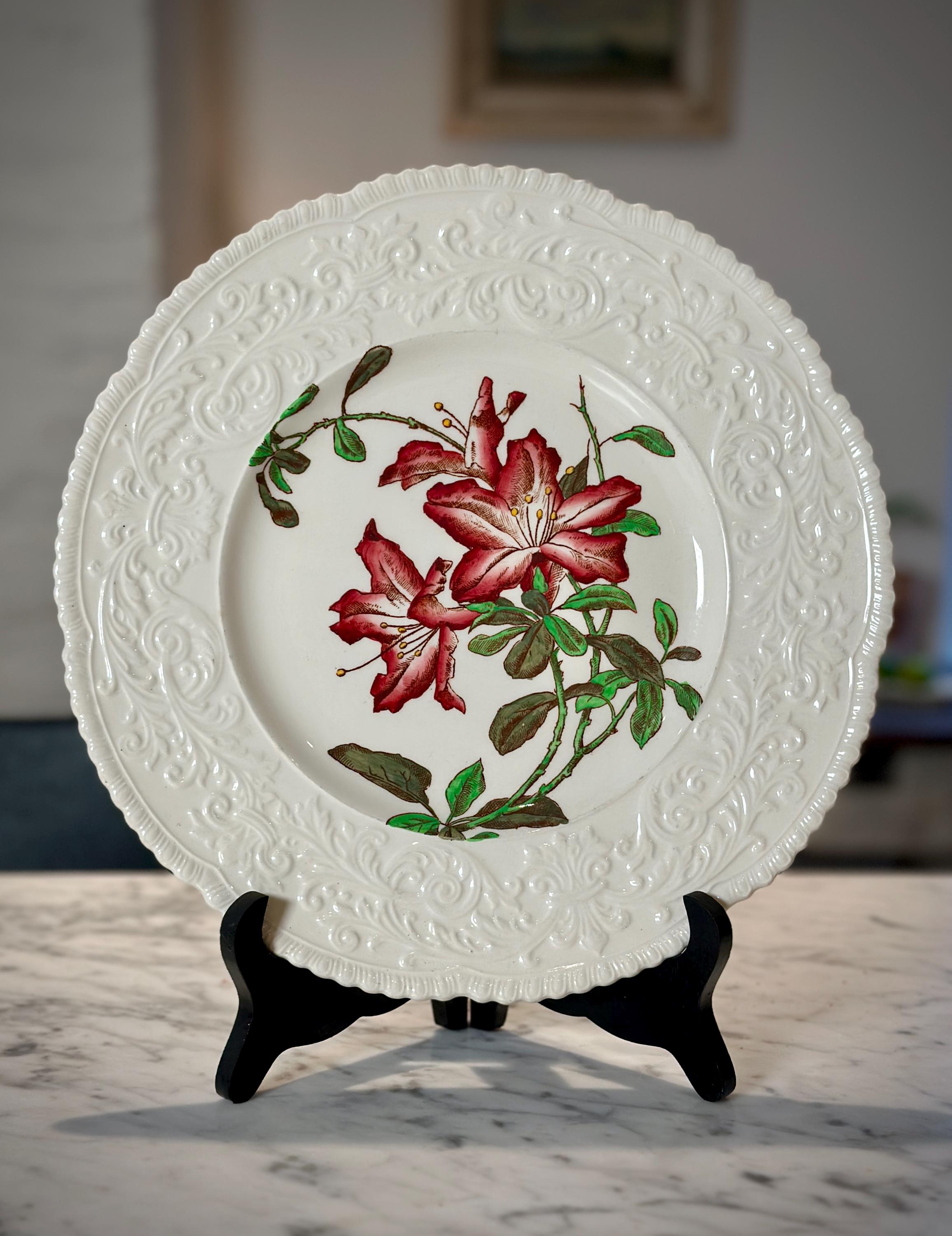 コウルドン cauldon キングスプレート　BBプレート　イギリスアンティーク コウルドン cauldon キングスプレート BBプレート イギリス