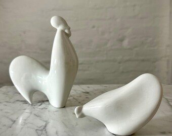 Vintage ROYAL DUX Rooster Figurine by Jaroslav Jezek