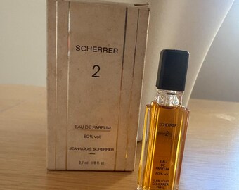 Scherrer 2 Miniature 4ml | Rare Vintage Women’s Perfume | Collectible Eau de Parfum | Limited Edition Mini Bottle