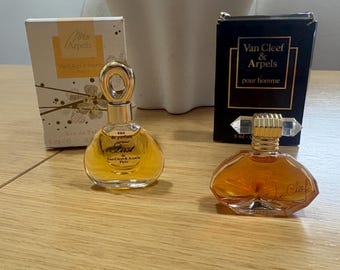 Vintage Van Cleef & Arpels Juego de perfumes en miniatura – Primero, Miss Arpels, Pour Homme