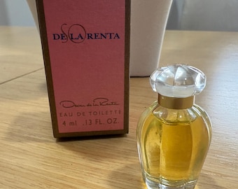 Vintage SO de la Renta Miniature 4ml (Full, Boxed) | Rare collectible women’s fragance