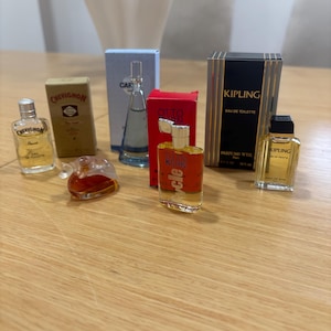 Colección de mini perfumes vintage – Miniaturas de diseño económicas – Elige tu fragancia – Múltiples opciones