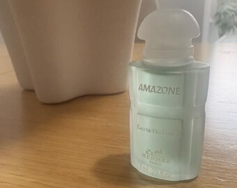 Vintage Hermès Amazone Mini Perfume 7ml – Classic Green Floral Fragrance – Collectible Miniature
