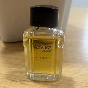 Perfume vintage Versace L’Homme Mini de 4 ml – Fragancia clásica masculina – Miniatura de colección