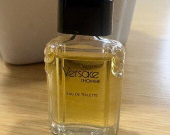 Vintage Versace L’Homme Mini Perfume 4ml – Classic Masculine Fragrance – Collectible Miniature