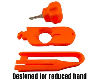 Daily Independence Kit | Arthritis Grip Opener, Pill Popper & Key Grip | Assistive Hand Tools