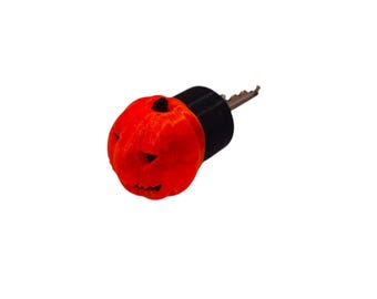 Pumpkin Key Turner & Grip: Arthritis Aid - Carbon Fiber PETG