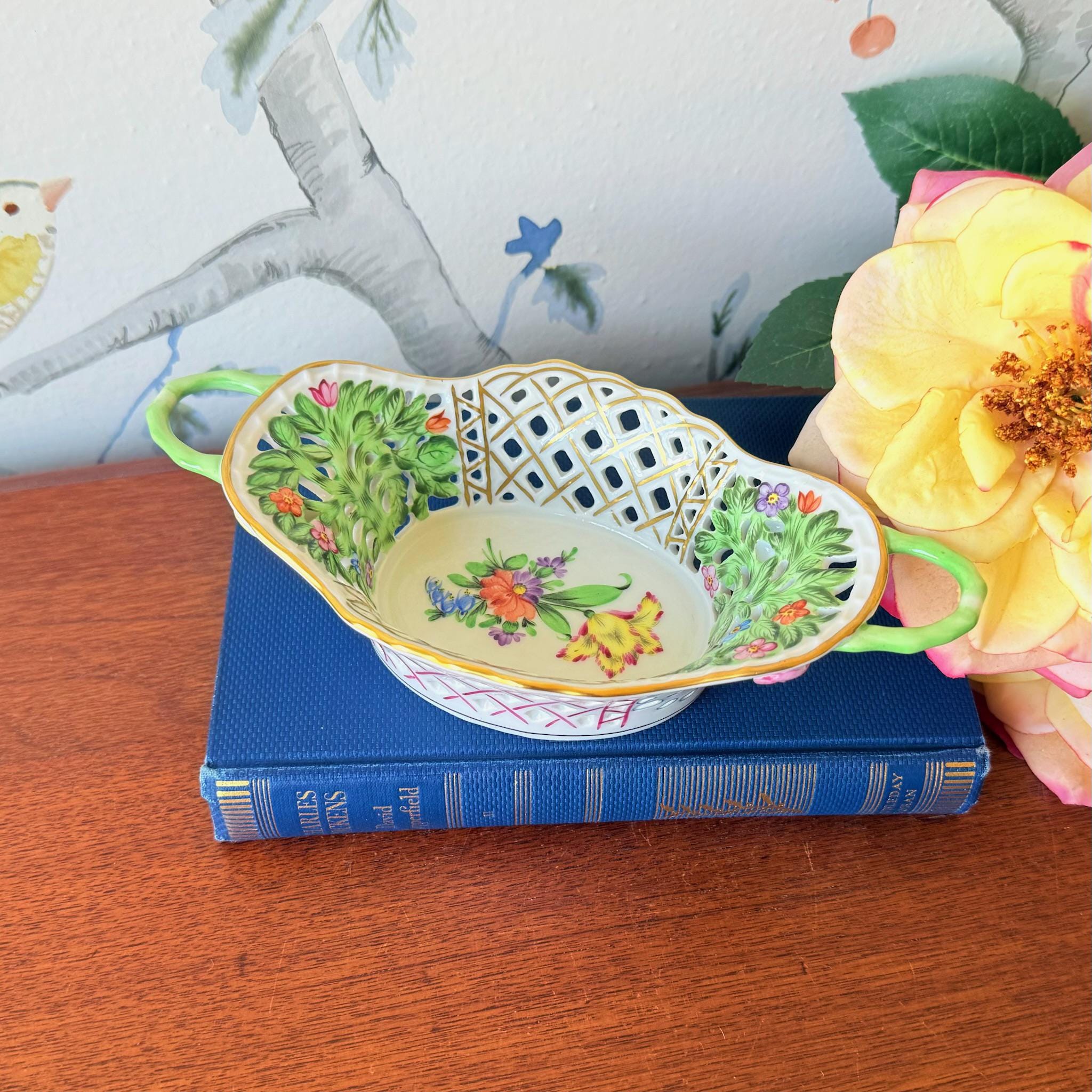 Herend basket - Etsy 日本