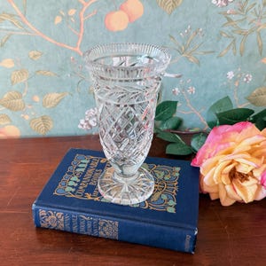 Waterford Crystal Glandore Pattern Vase Ireland c.1980s–1990s Timeless Elegance
