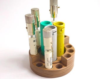 Scentbird Organizer | Perfume Vial Display and Storage | Holds 12 Vials and 3 Travel Cases
