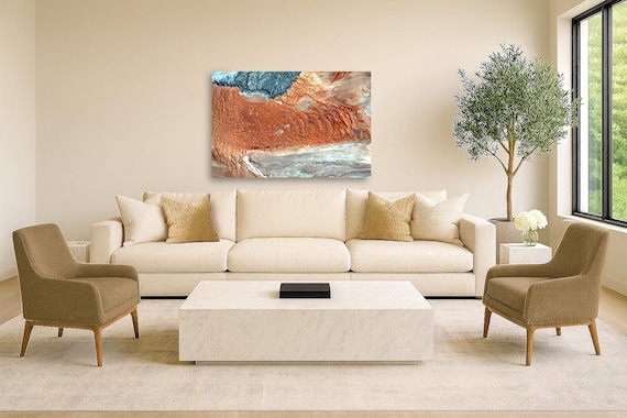 Abstract Kalahari Desert Art: Modern Home Decor (Available in Plexiglass, & Metal)