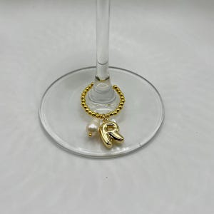 Personalized Initial Wine Charm Sets - MADE TO ORDER