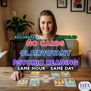 No Cards Clairvoyant Psychic Reading | Intuitive Future Predictions & Spiritual Guidance | Same Hour Delivery