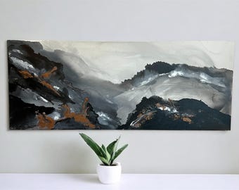 Custom abstract acrylic on canvas