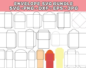 Envelope Template SVG Bundle: Printable Money Envelopes (Digital Download)