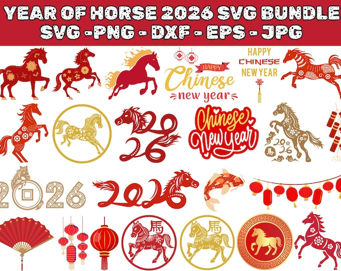 Year of the Horse 2026 Png, Happy Chinese New Year 2026, Lunar New Year ...