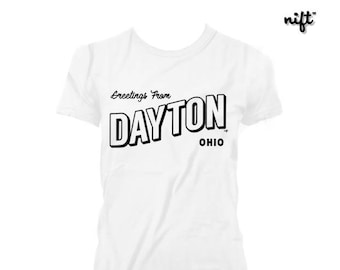 Grüße aus Dayton Ohio Frauen T-shirt